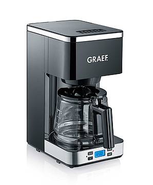 Die Graef Filterkaffeemaschinen mit attraktiven LED Display lassen sich sehr einfach bedienen und programmieren