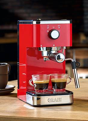 ... und die Siebträger-Espressomaschine Graef Salita ES 403