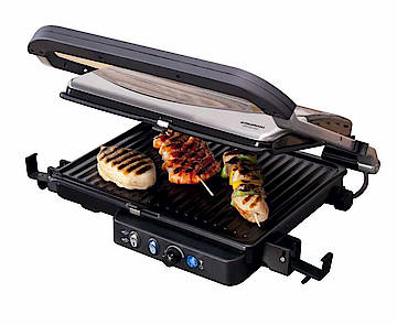Mit den handlichen Kontaktgrills CG 7280 und CG 5040 von Grundig kann man auch den kleinsten Balkon zum gemeinsamen Grillen nutzen