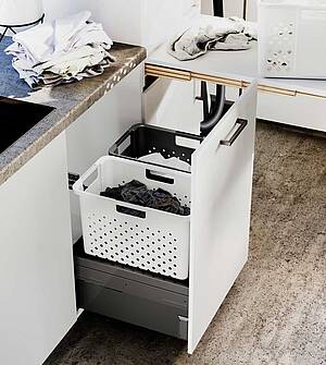 Neue Lösungen rund um die Laundry Area von HAILO: der Laundry Carrier sowie Wäschekörbe im neuen Design