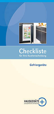 Gefrierschrank oder - truhe? Die Checkliste von Hausgeräte+ bietet mit vielen Informationen Entscheidungshilfe