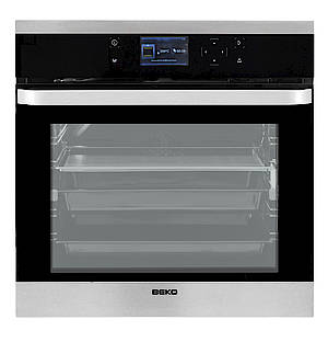 Der BEKO Backofen OIM 25901 X mit integriertem digitalen Kochbuch liefert die Rezepte gleich mit