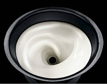 Der Jura Milchschäumer setzt auch kalten Kaffeespezialitäten oder Desserts ein feines Schaumhäubchen auf