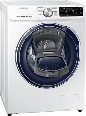 AddWash™ - einfach Klappe öffnen und übersehene Wäschestücke  dem Waschgang zufügen