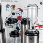 Die komplette WMF KULT X Mix & Go Serie präsentiert sich im Handel ab sofort übersichtlich in einem kleinen Regaldisplay