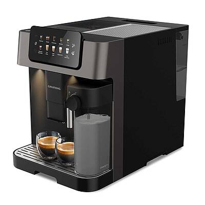Der neue KVA 8230 ist die erste smarte Kaffeemaschine der Marke Grundig