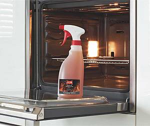 Mit Ballistol Kamofix und Ballistol  Universalöl sind Backofen, Grill, Raclette und Co, schnell wieder blitzblank