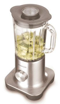 Standmixer mit Metallgehäuse und Oberfläche aus gebürstetem Aluminium. (Fotos: Kenwood)