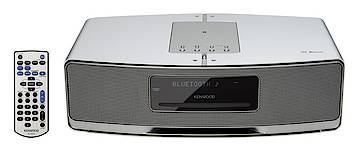 Das Kenwood Musiksystem gibt es in Silber ....