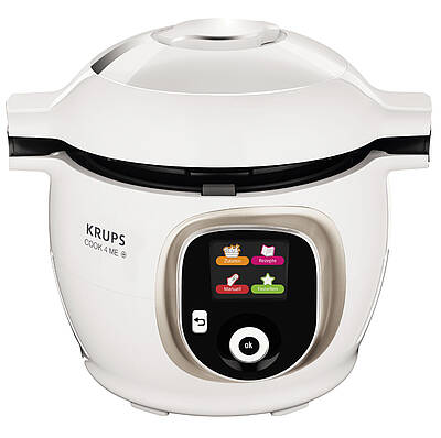 Ein neuer "Küchenchef" macht von sich reden: Cook4Me+-Multikocher CZ7101 von Krups mit vielen vorprogrammierten Rezepten und Funktionen