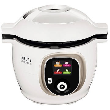 Ein neuer "Küchenchef" macht von sich reden: Cook4Me+-Multikocher CZ7101 von Krups mit vielen vorprogrammierten Rezepten und Funktionen
