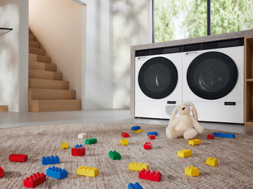 im Miele-Modell W2 Nova Edition können zusätzliche Programme, wie „Kuscheltiere“ oder „Spielsteine“ kostenlos heruntergeladen werden