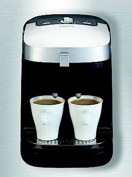 Die Krups KP 1020 ermöglicht die Zubereitung von zwei verschiedenen Geschmacksrichtungen in einem Brühvorgang<br>(Fotos: Krups)