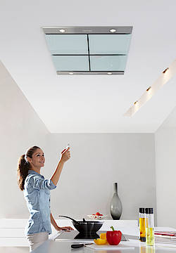Das Deckengebläse DA 2900 ist für unterschiedliche Raumhöhen geeignet. (Fotos: Miele)
