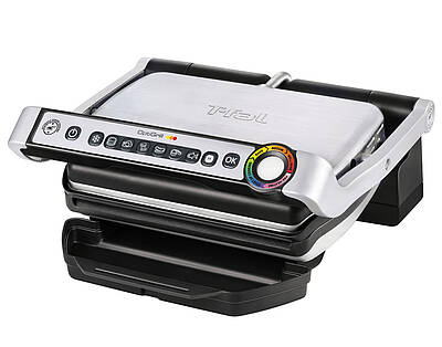 Der neue Tefal OptiGrill ist schlau: Er misst mit patentierterter Technik Dicke und Anzahl des aufgelegten Fleisches und sorgt so für optimale Grillergebnisse