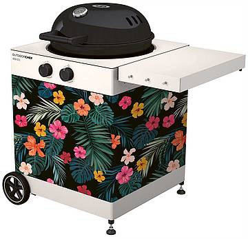 Das innovative Trichtersystem der Arosa Kugelgrills heizt dem Grillgut gleichmäßig ein