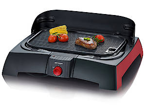 Die kompakten Severin Elektrogrillgeräte sind  schnell auf die Beine oder den Tisch gestellt und sofort einsatzbereit