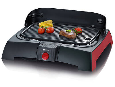 Die kompakten Severin Elektrogrillgeräte sind  schnell auf die Beine oder den Tisch gestellt und sofort einsatzbereit