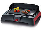 Die kompakten Severin Elektrogrillgeräte sind  schnell auf die Beine oder den Tisch gestellt und sofort einsatzbereit