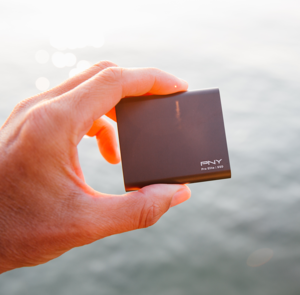 Jede Menge Speicherplatz auf der superschnellen SSD Pro Elite USB 3.1 von PNY im Miniformat