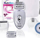 Eine prima Pflegeunion: Der Panasonic Epilierer ES-ED94 Wet/Dry inklusive Fa Duschcreme und Möve Strandlaken