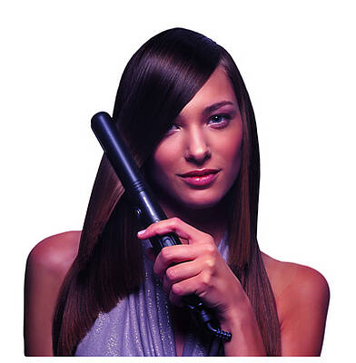 Haarglätter mit drei verschiedenen Aufsätzen (Fotos: Philips)