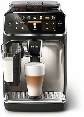 Die neue Philips 5400 mit LatteGo ist nun mit zwölf voreingestellten Heißgetränken zur Auswahl bestückt
