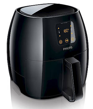 Der Philips Avance Airfryer XL bereitet auch ganze Menüs und verschiedene Gerichte gleichzeitig schnell und fettarm zu