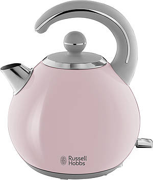 Im feinen Pastell ziehen Wasserkocher und Toaster der  Bubble Soft Pink Frühstücksserie von Russell Hobbs in die Küche ein
