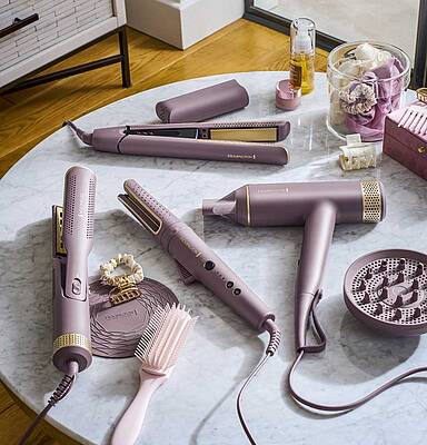 Vier spezialisierte Geräte für jeden Styling-Wunsch in hochwertiger Verarbeitung mit lange Garantie
