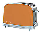 Passend: Toaster und Wasserkocher in Hot Orange und Purple Passion (Fotos: Russell Hobbs)