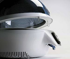 Fagor Spoutnik: Mit 700 Watt Leistung und sphärischer Form werden alle Lebensmittel 10 Prozent schneller und homogener erwärmt, als mit konventionellen Geräten