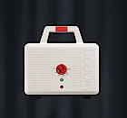 Der Sandwich-Toaster von Bodum ist mit seinem rechteckigen "Kofferdesign" ein Blickfang in jeder Küche