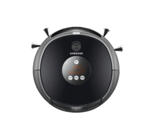 Der Staubsaugerroboter Tango-View behält mit seiner eingebauten Kamera das Zuhause im Blick. (Fotos: Samsung)