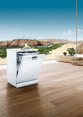 Der Eco-Star-Geschirrspüler leistet viel mit wenig Wasser. (Fotos: Siemens)