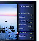 Beqeum und komfortabel: der Fernseher fungiert als Steuerzentrale