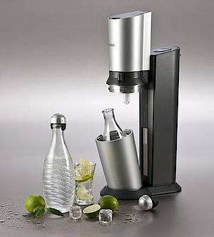Macht aus Leitungswasser Kohlensäure haltigen Sprudel (Fotos: Sodastream)