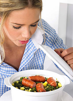 Stampfkartoffeln mit Grünkohl - Rezept im Januar (Fotos: Miele)