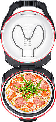 Der Steba Pizza-Bäcker PB1 kann auch Flammkuchen