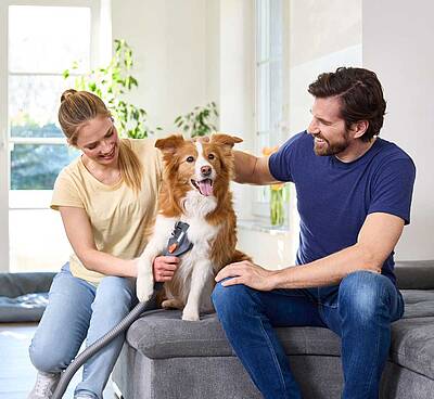 Das neue Fellpflege-Set als perfekte Ergänzung für alle THOMAS Tierliebhaber-Staubsauger