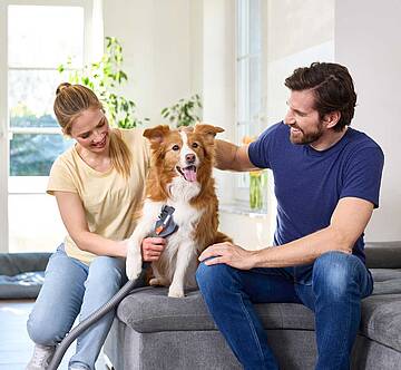 Das neue Fellpflege-Set als perfekte Ergänzung für alle THOMAS Tierliebhaber-Staubsauger