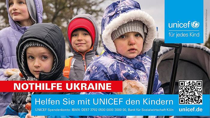 Millionen Flüchtlinge benötigen unsere Hilfe! (Foto: UNICEF)