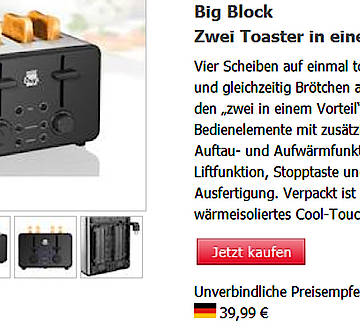 So easy: Einfach die Unold Website aufrufen, das Produkt auswählen und mit einem Mausklick einkaufen