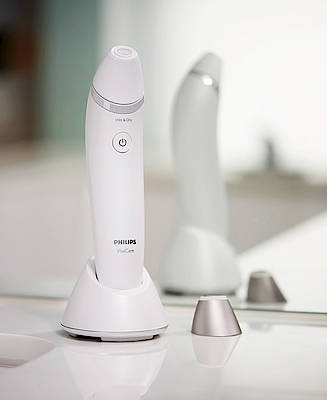 Speziell für die sensible Haut entwickelt: Philips VisaCare Prestige mit DualAction Air Lift- und Peelingsystem