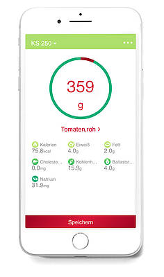 Die digitale Medisana Küchenwaage KS 250 mit kostenloser App kann bei der Ermittlung von Nährwert und Kalorien hilfeich sein
