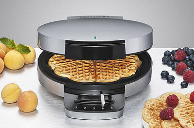 Ob süß oder pikant - die Waffel Automaten von Rommelsbacher liefern schnell leckere Variationen für den kleinen und großen Hunger