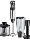 Das WMF Kult X Stabmixer Set verspricht mit umfangreichem Zubehör große Flexibilität. Mit dem Stabmixer-Korpus können insgesamt vier verschiedene Zubehörteile verbunden werden