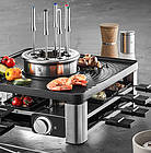 Social Dining vom Feinsten - denn mit der WMF Gourmet Station 3in1 werden Raclette, Fondue & Tischgrillen für acht Personen in einem Gerät kombiniert, da kommt jeder auf seinen Geschmack