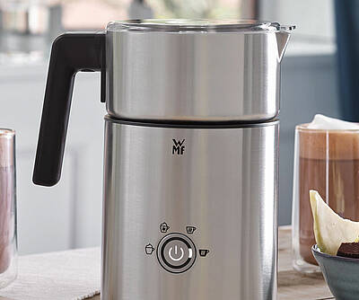 WMF präsentiert seinen ersten Milchaufschäumer mit Schokoladenfunktion für echte Trinkschokolade: WMF Lono Milk & Choc