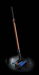 Der PencilWash von Dyson beseitigt nasse Verschmutzungen und Flecken und sorgt für eine schnell trocknende Bodenoberfläche